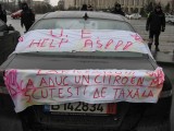 Taxa auto: sute de oameni in strada in Capitala3668