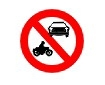 Accesul interzis autovehiculelor