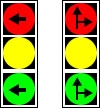 Semafoare cu indicarea directiei de deplasare
