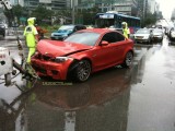 BMW M1 Coupe accident