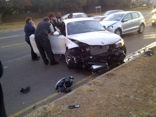 BMW M1 accident 4