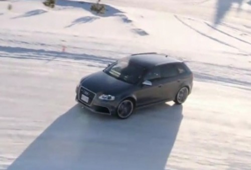 VIDEO: Noul Audi RS3 Sportback face ravagii pe zapada39825