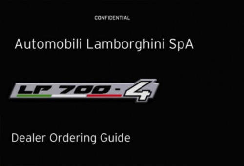 Iata brosura tehnica al noului Lamborghini LP700-4!38109
