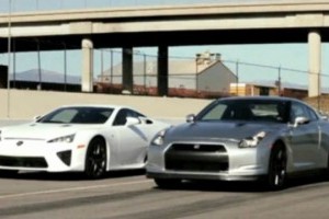 VIDEO: Lexus LF-A vs. Nissan GT-R