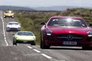 VIDEO: SLS AMG vs Aston Vantage vs Lambo Gallardo Superleggera vs 911 Turbo