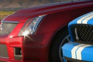 VIDEO: Cadillac CTS-V Coupe vs Shelby GT500