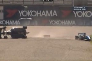 VIDEO: Accident in Formula 2 la Valencia