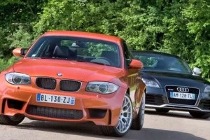 VIDEO:  Audi TT RS versus BMW M1 Coupe