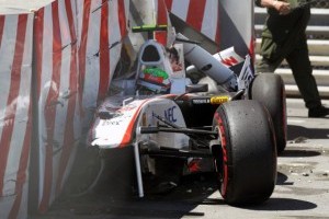 VIDEO: Iata accidentul suferit de Perez la Monaco