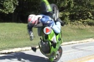 Incident  jenant cu motocicleta