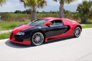Bugatti Veyron construit de mana