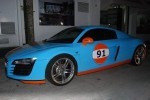 Audi R8 in culorile Gulf Oil
