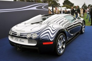 Monterey - Bugatti Veyron in aur alb