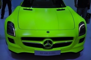 Frankfurt live: Mercedes SLS AMG E-CELL