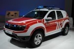 Frankfurt live: Dacia Duster Feuerwehr