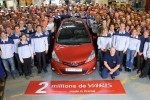 Toyota sarbatoreste 2 milioane Yaris
