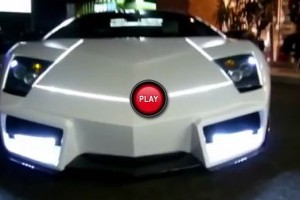 VIDEO: Lamborghini Murcielago - LEDuri in stil TRON