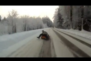 VIDEO: Slalom cu cauciucul