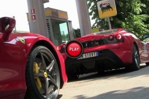 VIDEO: Benzinaria celor de la Ferrari