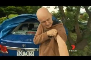 VIDEO: Furtuna de la Melbourne a distrus mii de masini
