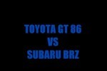 Toyota 86 vs Subaru BRZ