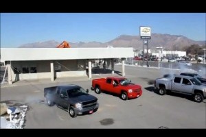 VIDEO: 4 Chevrolet darama o cladire