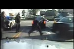 VIDEO: O femeie a incercat de 3 ori sa scape de politie