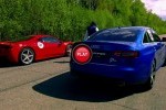 VIDEO: Ferrari 458 se ia la tranta cu alte masini