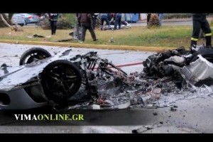 Accident oribil cu Ferrari F430