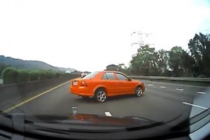 VIDEO: Cum merg unii pe autostrada
