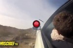 Accident cu BMW M3 Coupe prin desert