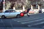 Intre timp in Rusia - A luat la bataie o Lada