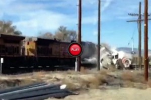 Teferi si nevatamati dupa ce camionul lor a fost lovit de tren