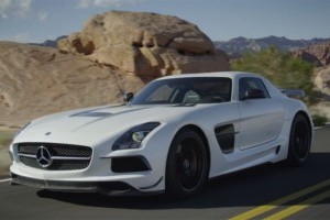 Primul material video cu Mercedes SLS AMG Black Series
