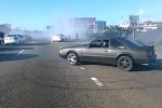VIDEO: Drifterii inchid circulatia pe o autostrada
