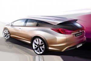 Honda prezinta la Geneva conceptele Civic wagon si NSX