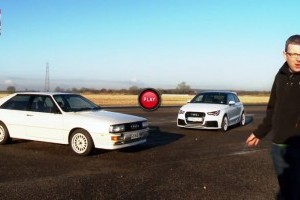 VIDEO: Audi A1 Quattro versus originalul Ur-Quattro