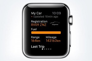 Porsche Car Connect pentru Apple Watch