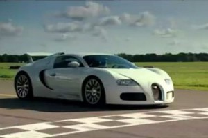 Bugatti Veyron - Proba de foc Top Gear!