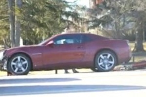 VIDEO: Primul accident cu noul Chevy Camaro