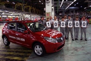 Dacia Sandero a ajuns la 100.000 de unitati