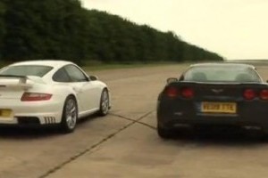 VIDEO: Porsche 911 GT2 vs Corvette ZR-1