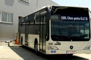 Mercedes a livrat al 1000-lea autobuz in Bucuresti
