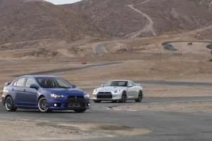 VIDEO: Mitsubishi Evo X vs. Nissan GT-R